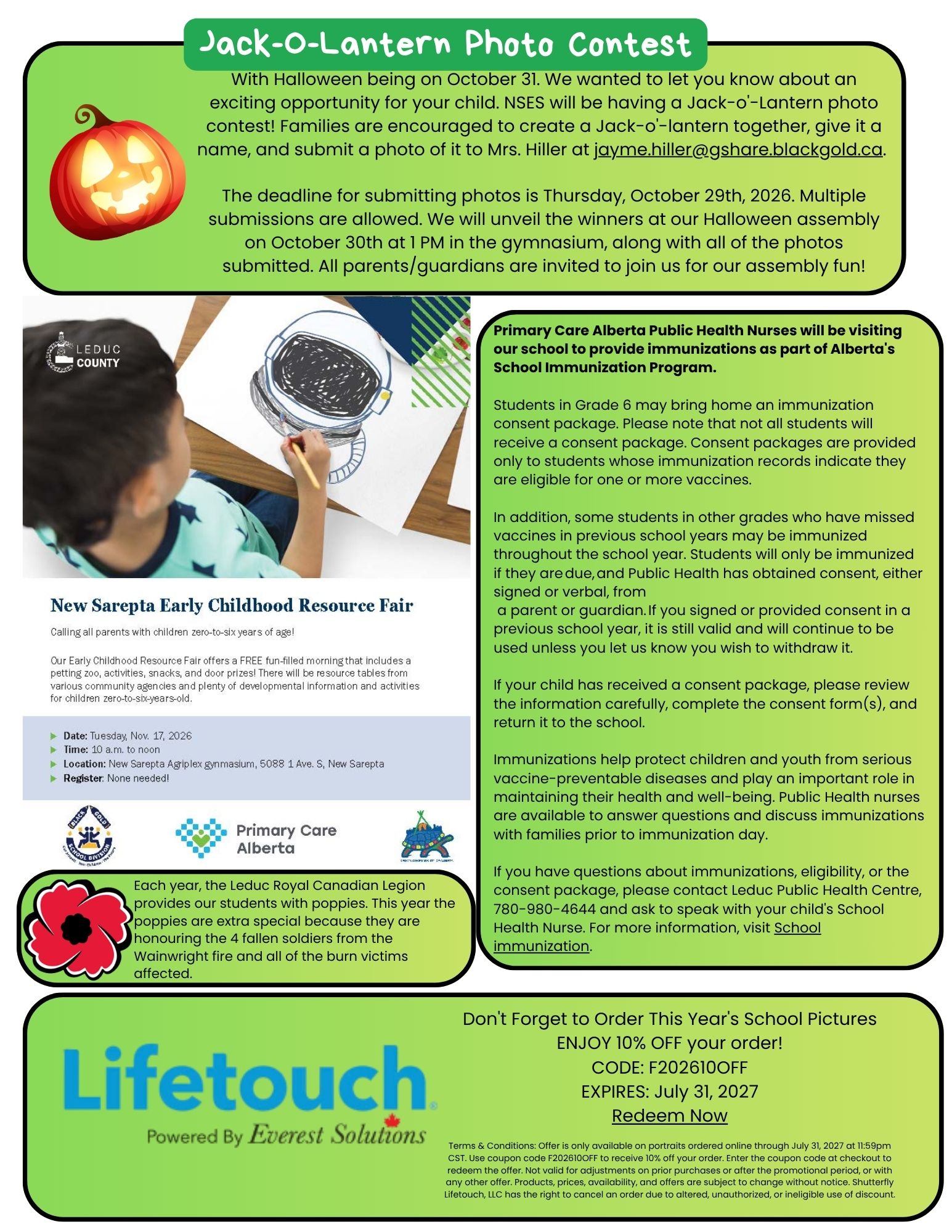 NSES Weekly School News Oct 23 2026