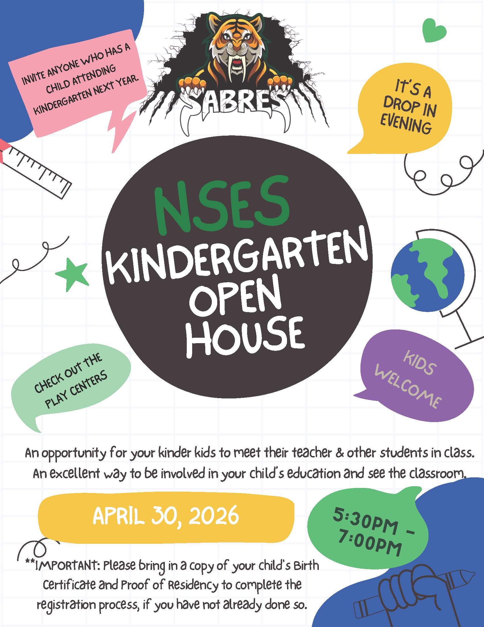 NSES Kindergarten Open House Flyer (1)