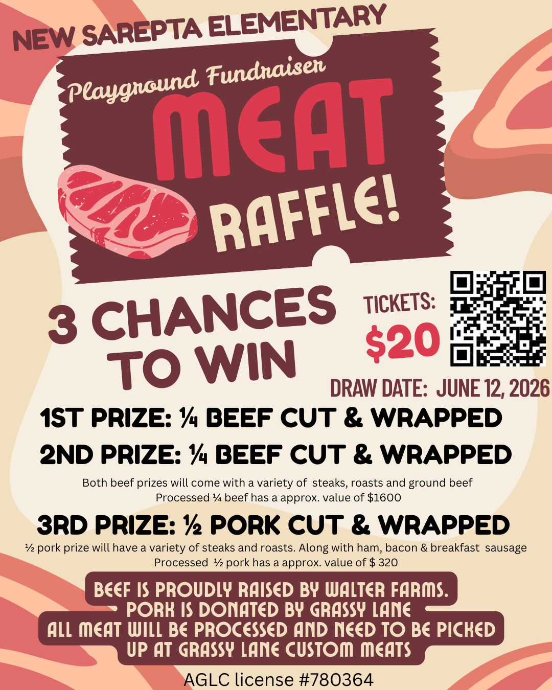 Meat Raffle Poster
